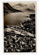 1929. KINGDOM OF SHS,MONTENEGRO,KOTOR AERIAL VIEW,POSTCARD,MINT - Yougoslavie