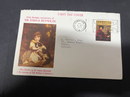 10-11-2023 (1 V 49) UK (1 FDC Cover) Posted 1973 - Sir Joshua Reynolds - 1971-1980 Decimal Issues