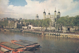 U-K-- LONDON --1960-- Péniches Sur La Tamise  .timbre.....oblitération.........à Saisir - River Thames