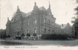 GAGES  Chateau De M. De Lichtervelde Voyagé En 1906 - Brugelette