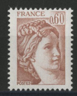 N° 2119a Cote 50 € SANS PHOSPHORE Neuf * (MH) 60 Ct Sabine De Gandon Voir Suite - Nuovi