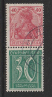 Germania Und Ziffern, Combinatie S29, Gestempelt, 50€ Kat. - Postzegelboekjes & Se-tenant