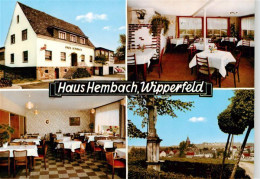 73893246 Wipperfeld Cafe Restaurant Haus Hembach Gastraeume Wegekreuz Panorama W - Wipperfürth