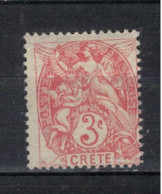 CRETE         N°  YVERT  3  NEUF AVEC CHARNIERES      ( CHARN   04/61 ) - Unused Stamps