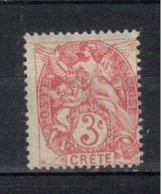 CRETE         N°  YVERT  3  NEUF AVEC CHARNIERES      ( CHARN   04/61 ) - Nuovi