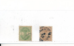 Danemark Antilles Danoises N° 16 Et 19 Oblitérés - Danemark (Antilles)