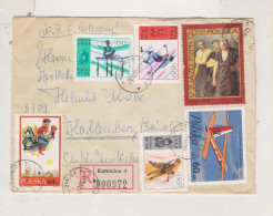 POLAND 1968  KATOWICE Registered Cover To Germany - Storia Postale