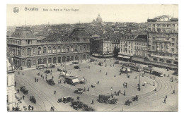 Bruxelles Tram Tramway Gare Du Nord Et Place Rogier Brussel Htje - Schienenverkehr - Bahnhöfe