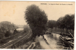 Frouard Le Canal Et La Moselle - Frouard