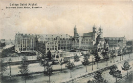 BELGIQUE - Bruxelles - Collège Saint Michel - Boulevard Saint Michel - Vue Générale - Carte Postale Ancienne - Monumenten, Gebouwen