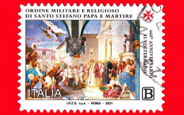 ITALIA - Usati - 2021 - 460 Anni Dell’Ordine Militare E Religioso Di Santo Stefano Papa E Martire -  B - 2021-...: Usados