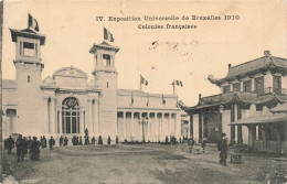 BELGIQUE - Exposition Bruxelles 1910 - Colonies Françaises - Animé - Carte Postale Ancienne - Wereldtentoonstellingen