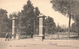 BELGIQUE - Hal - Entrée Du Parc - Carte Postale Ancienne - Halle