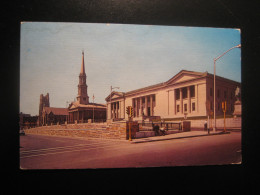 WORCESTER Massachusetts Wesley Methodist + Unitarian Church County House Court Cancel 1973 To Sweden Postcard USA - Worcester