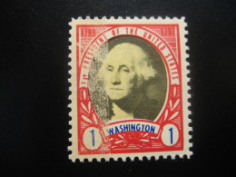 WASHINGTON (1789-1797) President USA Poster Stamp 1964 Bachrach Collection Vignette Label - George Washington