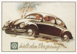TRANSPORT - Volkswagen - PARC Archiv Edition - Hält Den Vorsprung ! - Carte Postale Ancienne - Taxis & Fiacres
