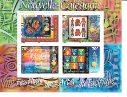 BLOC NEUF DE NOUVELLE CALEDONIE DE 2000 N° YVERT 24 - Usati