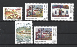 Argentina 1988 Permanent Issue Touristic Places, Attractions Complete Set MNH - Nuevos