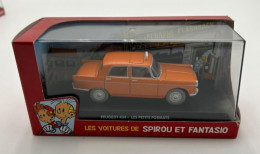 SPIROU - Figurines - Les Voitures De Spirou Et Fantasio - Modèle Réduit Editon Atlas - Peugeot 404 - Taxi - Altri & Non Classificati