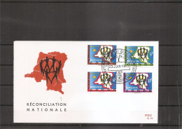 Congo - Réconciliation Nationale ( FDC De 1963 à Voir) - Storia Postale