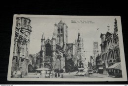 Delcampe - A10237          GENT  GAND, LES TROIS TOURS - Tram - Strassenbahn - 1937 - Gent