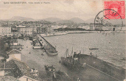 ESPAGNE - San Sebastian - Vue Sur Le Port - Carte Postale Ancienne - Guipúzcoa (San Sebastián)