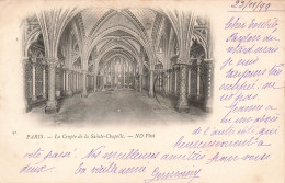 FRANCE - Paris - La Crypte De La Sainte Chapelle - Carte Postale Ancienne - Andere Monumenten, Gebouwen