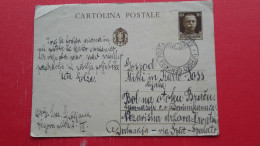 Cartolina Postale.Censura,Ljubljana.Poslano:Ati(Karl) Soss,Miki Soss - Slowenien