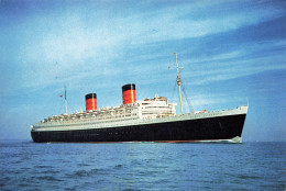 TRANSPORT - Bateaux - Cunard RMS "Queen Elizabeth" - Gross Tonnage 83 673 - Carte Postale - Paquebots