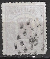 1869-1871 Wapenzegels 2 ½ Cent Violet 13 ¼ Kl. Gaten NVPH 18 C - Gebruikt