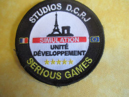 Serious Games/ Studios D.C.P. J /Simulation / Unité Développement/ Vers 2000-2010             ET558 - Stoffabzeichen