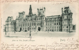 FRANCE - Paris - Hôtel De Ville - Façade Principale - Carte Postale Ancienne - Autres Monuments, édifices