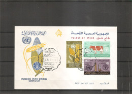 Contre La Faim ( FDC De Palestine De 1963 à Voir) - Contra El Hambre