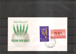 Contre La Faim ( FDC Du Yémen De 1963 à Voir) - Tegen De Honger