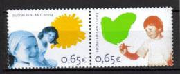 Finlande 2004  Neufs N°1689/90 Enfants - Unused Stamps