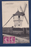 CPA 1 Euro Moulin à Vent Circulé Prix De Départ 1 Euro - Windmühlen