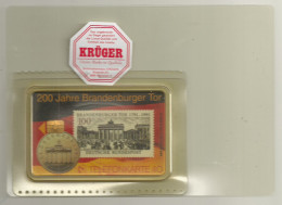 TELECARTE ALLEMAGNE  200 JAHRRE BRANDENBURGER TOR NEUVE SOUS BLISTER. - C-Series : Sets