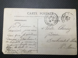 Marque Postale Doulevant Le Château Année 1909 Haute Marne 52 - Poste