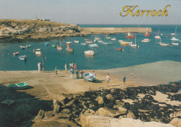 56 PLOEMEUR   KERROCH (Morbihan)    2  Cartes  Du Port Et De La Plage De Kerroch.  TB PLANS Années 70 - Plömeur