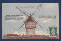 CPA 1 Euro Moulin à Vent Circulé Prix De Départ 1 Euro - Windmühlen