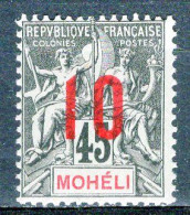 MOHELI - Timbre N°21moh Neuf A/charnière - Neufs