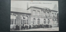 60  ,Sainte Geneviève , L'école Des Garçons En 1916.........vue Peu Courante.......petite Trace Verso - Sainte-Geneviève