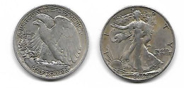 ETATS-UNIS Half Dollar LIBERTY 1942s  Argent  TB - Sonstige & Ohne Zuordnung