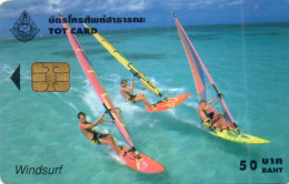 THAILAND - CHIP CARD - TOT - 1144 - SPORT - WINDSURF - Thaïland