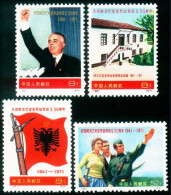 China Stamp 1971 N25-28 30th Anniv. Of Founding Of The Albanian Party Of Labour - Nuevos