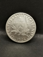 1 FRANC ARGENT 1904 SEMEUSE FRANCE / SILVER - 1 Franc