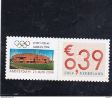 Netherlands Pays Bas 2004. 23-06-2004 Torch Relay Amsterdam Athens MNH** - Estate 2004: Atene
