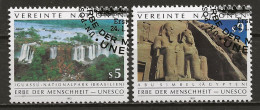 NATIONS-UNIES (VIENNE): Obl., N°YT 137 Et 138, TB - Gebraucht