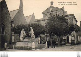 D37  NEUILLÉ PONT PIERRE  La Mairie Et Le Monument   ..... - Neuillé-Pont-Pierre