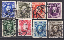 S7422 - SLOVAQUIE Yv N°22/29 - Used Stamps